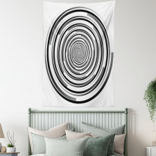 Abstract Art Spirals Tapestry