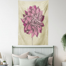 Dahlia Flower Bohemian Tapestry