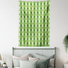 Polka Dots Striped Retro Tapestry