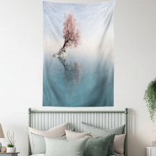 Lonely Tree in Water Tapestry