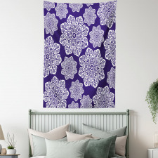 Flora Lace Snowflake Tapestry