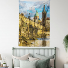 Czech Antique Castle Tapestry