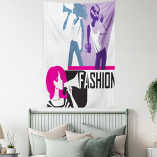 Modern Lady Fashion Tapestry