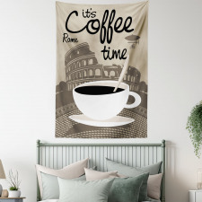 Rome Landmark Drink Cup Tapestry