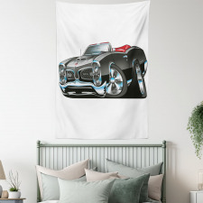 Nostalgic Sports Car Tapestry