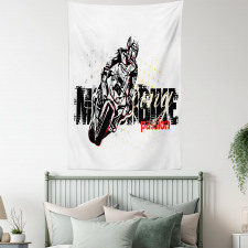 Grungy Race Passion Tapestry