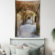 Brick Arches Dry Tortugas Tapestry