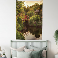 Garden Asia Peace Tapestry