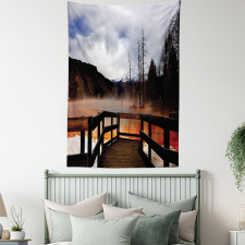 Hot Spring Scenery Tapestry