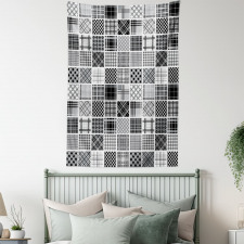 Plaid Patchwork Retro Tapestry