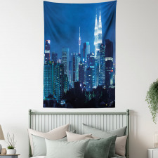 Kuala Lumpur Skyline Tapestry