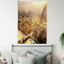 London Aerial Scenery Tapestry