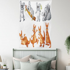 Kangaroos Koalas Tapestry