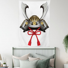 Samurai Kabuto Mask Tapestry