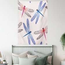 Dragonfly Wings Art Tapestry