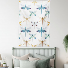 Regular Lines Insects Tapestry