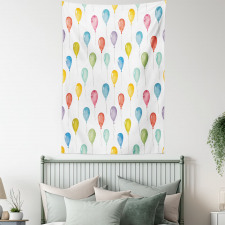 Colorful Balloons Tapestry