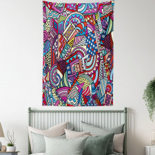 Funky Modern Tapestry