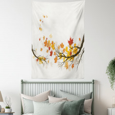 Seasonal Tree Branches Autumn Tapestry