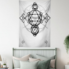 Sketch Illustration Tapestry