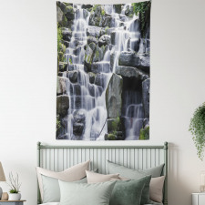 Stream on Rock Nature Tapestry