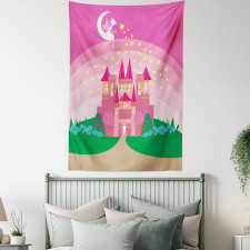 Fairytale Castle Princess Tapestry