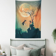 Zombie Bride Groom Tapestry