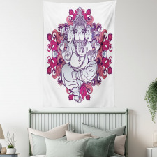 Elephant Eastern Style Tapestry