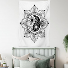 Boho Mandala Sign Tapestry