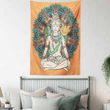 Asian Ancient Bohemian Design Tapestry