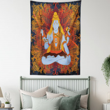 Cultural Mandala Pattern Tapestry