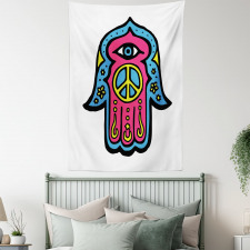 Hippie Boho Hand Fatima Tapestry