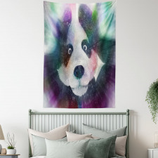 Psychedelic Panda Tapestry