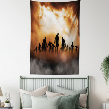 Zombies Misty Tapestry