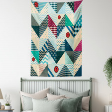 Vintage Patchwork Art Tapestry