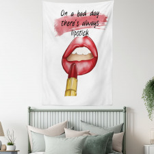 Words Beauty Charm Makeup Tapestry