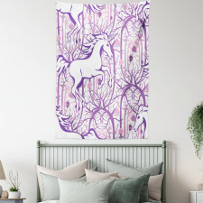 Magic Fairytale Forest Tapestry