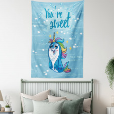 Penguin and Sea Tapestry