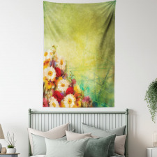 Romantic Flower Bouquet Tapestry