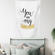 Romantic Words Love Tapestry