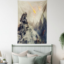 Technology Aliens Theme Tapestry