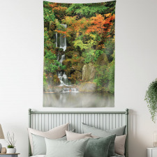 Nature Foggy Morning Tapestry