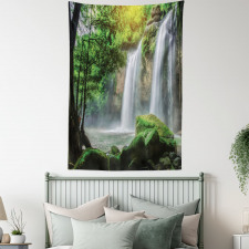 Waterfall Nature Exotic Tapestry