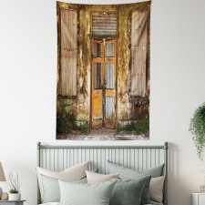 Grunge Old Door Tapestry