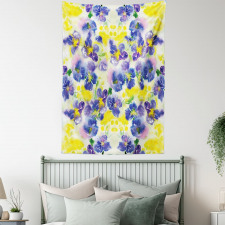 Butterfly Violet Field Tapestry