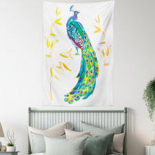 Floral Watercolors Art Tapestry