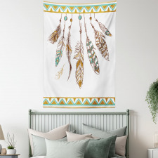 Boho Style Feather Old Tapestry