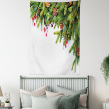 Tree Branches Cones Tapestry