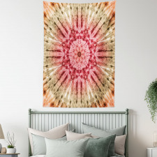 Batik Hippie Red Brown Tapestry