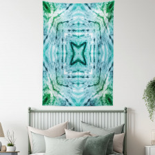 Abstract Teal Tapestry